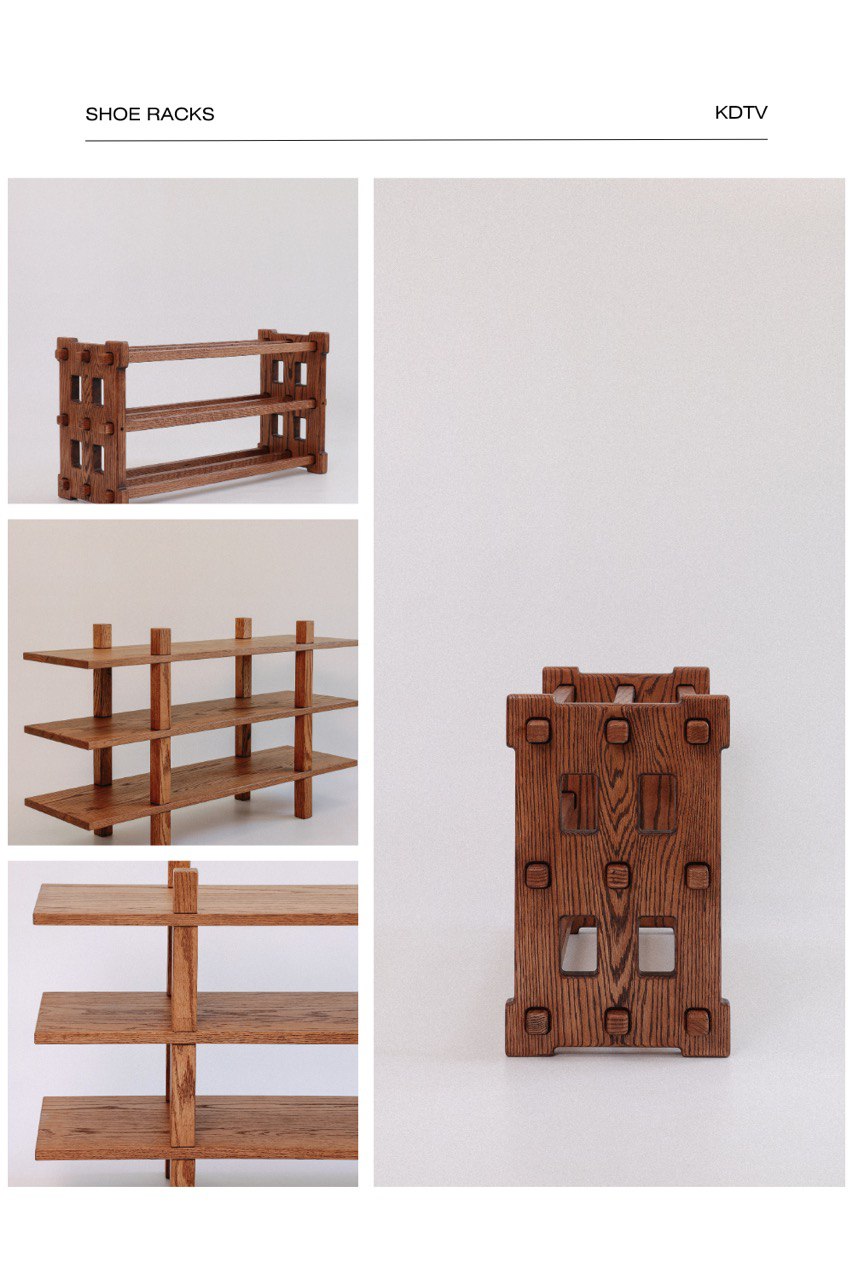 Shoe Racks – Multi-Tier Oak & Walnut Organizers