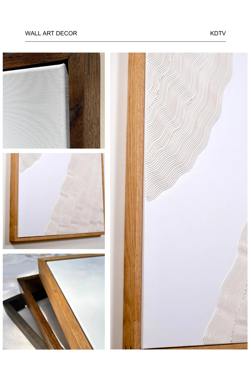 Wall Art Decor – Custom Solid Wood Frames for Canvas & Prints