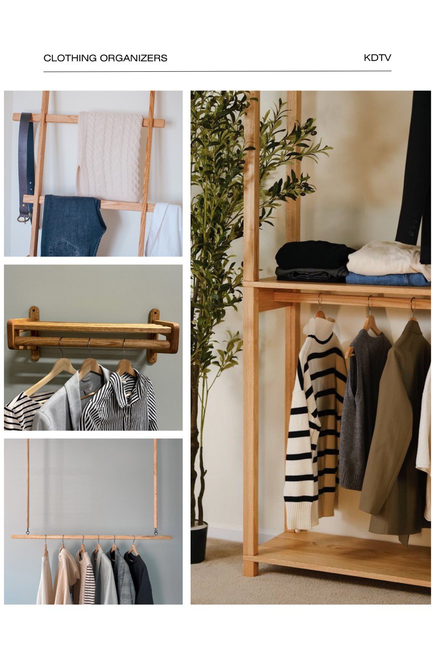 Clothing Organizers – Hanging Racks, Rails & Ladders