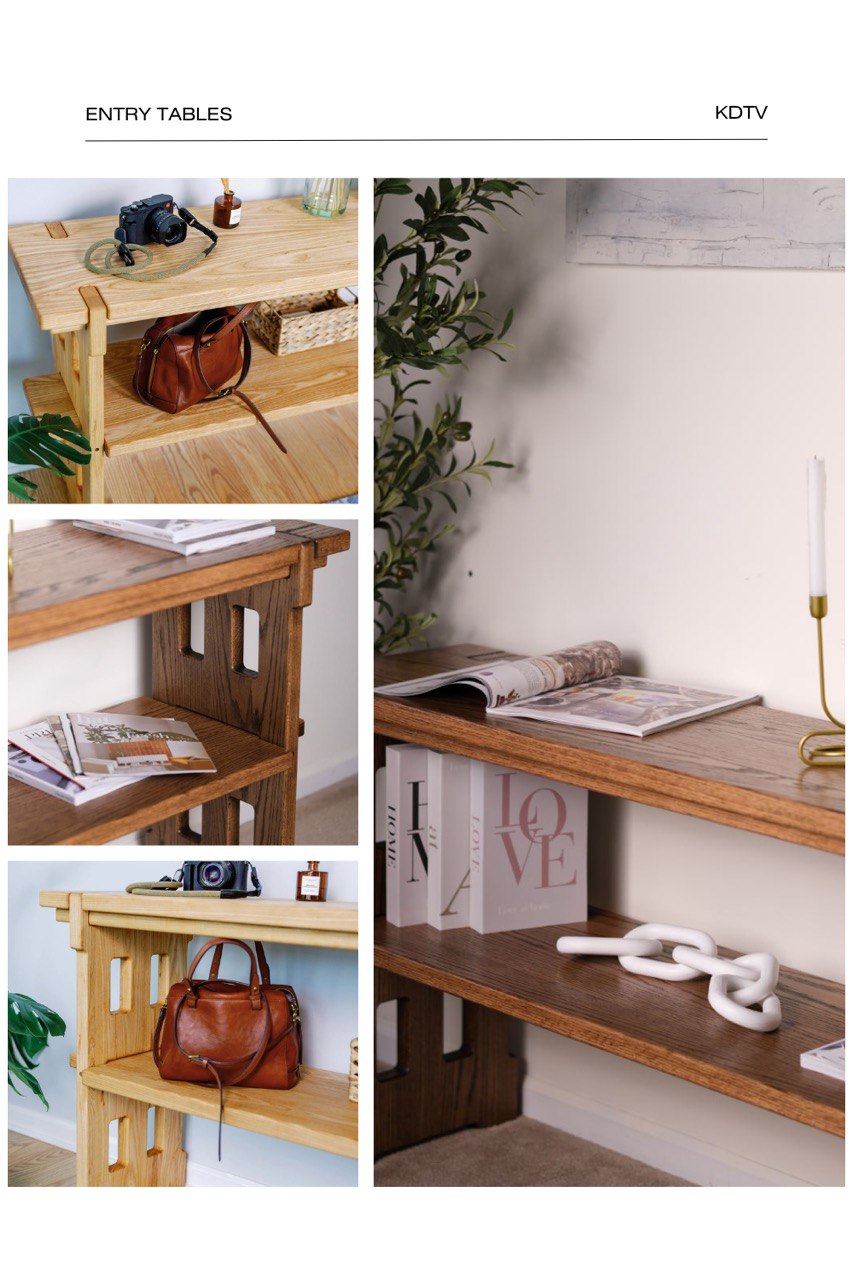 Entryway Tables – Solid Oak & Ash Console Furniture