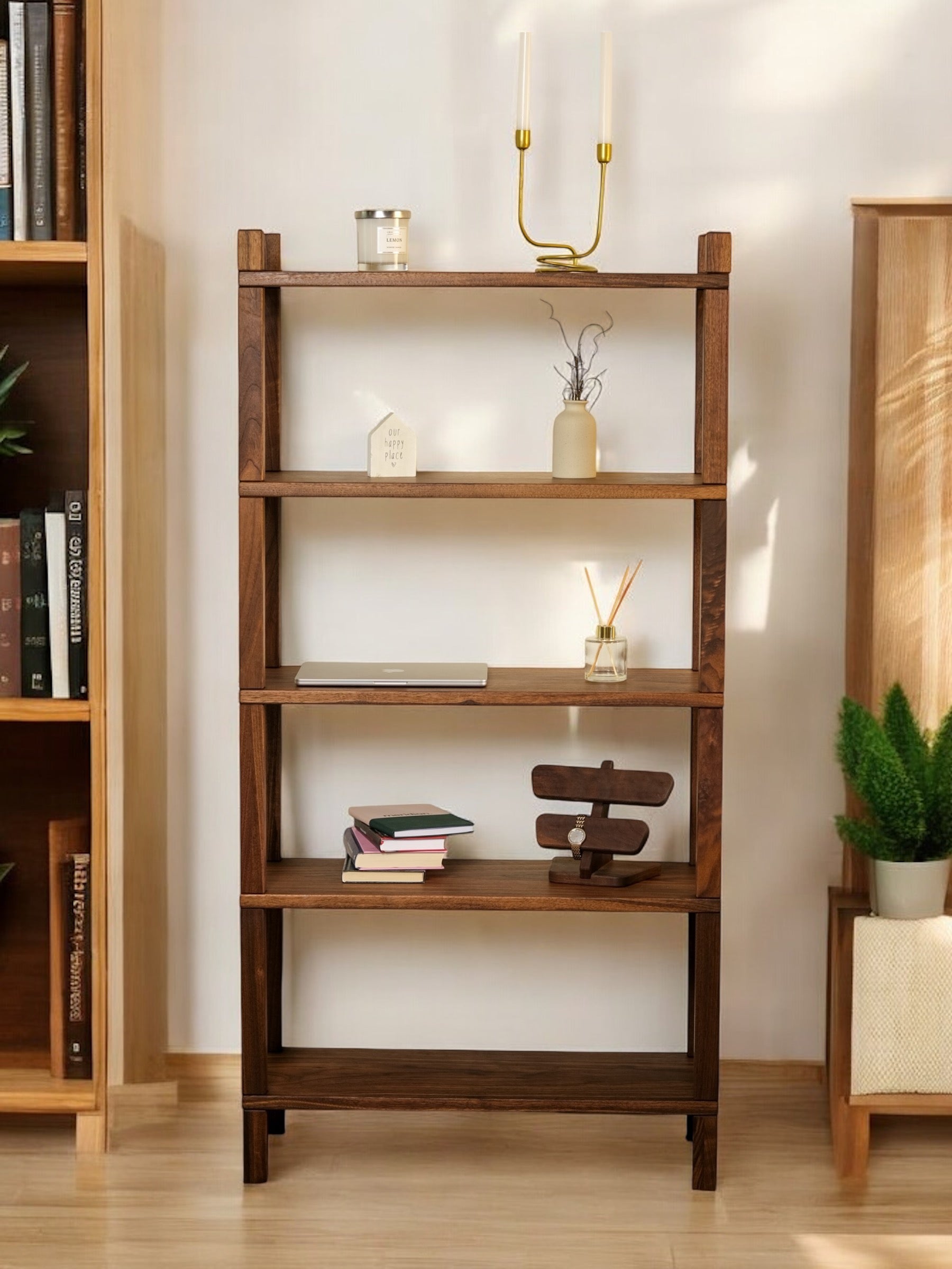 Burnnut Bookcase